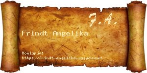 Frindt Angelika névjegykártya